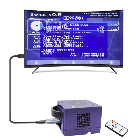 Bitfunx HDMI 數位轉接頭 GC Video NGC GameCube DOL-001 HDMI 色差線輸出 | 蝦皮購物