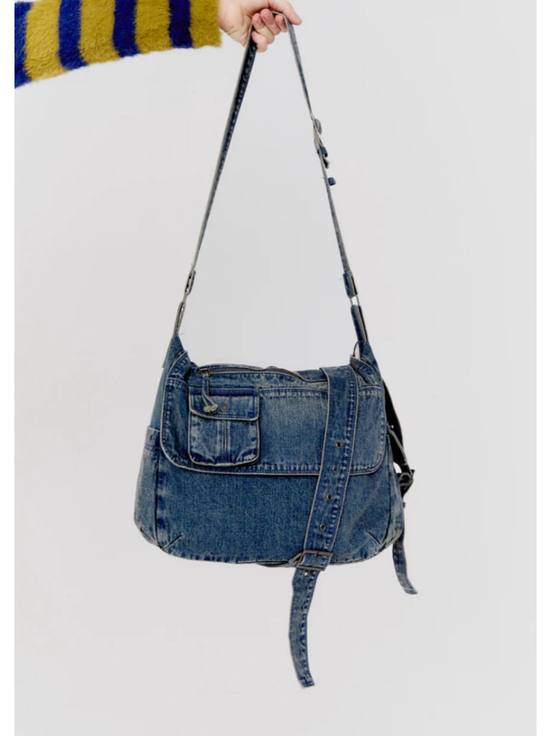 M.Lu} Jaded London Stellar Denim Messenger Bag | 蝦皮購物