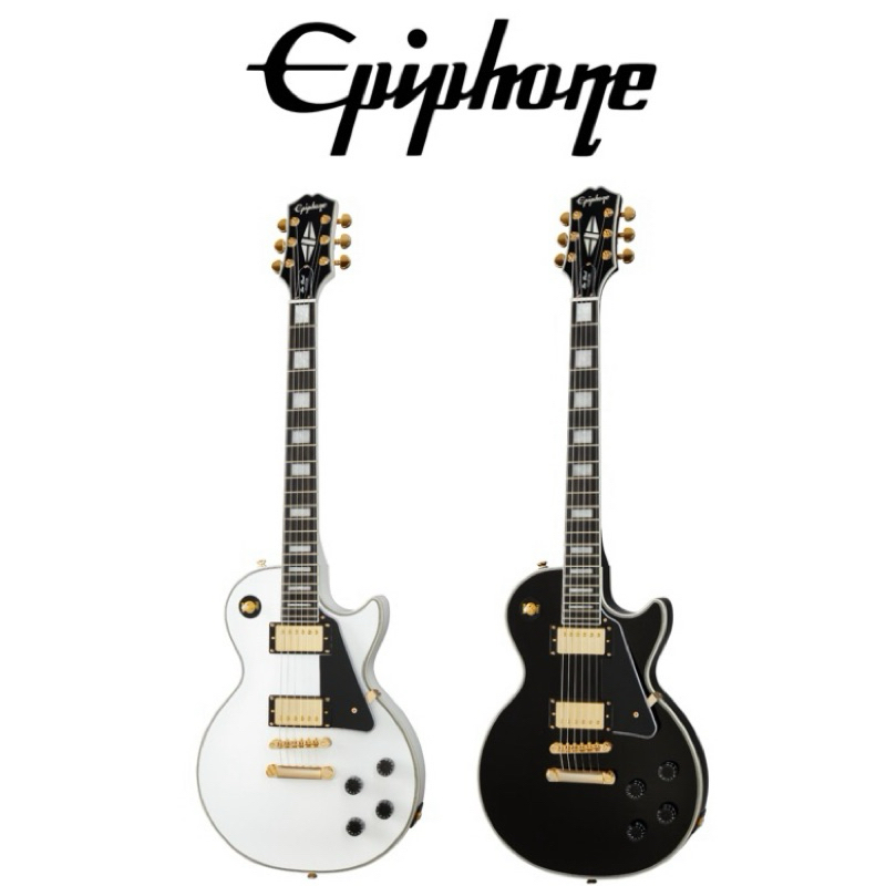 全新2024公司現貨附保卡 Epiphone Les Paul Custom LP 電吉他 復古型 孤獨搖滾 黑色 白色 | 蝦皮購物