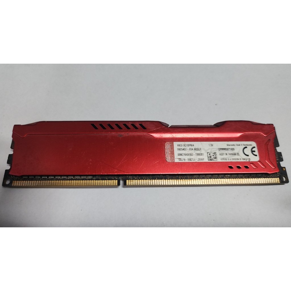 含稅 金士頓 HyperX FURY 4GB DDR3 1866 終身保固 超頻 HX318C10FR/4 05R802 | 蝦皮購物