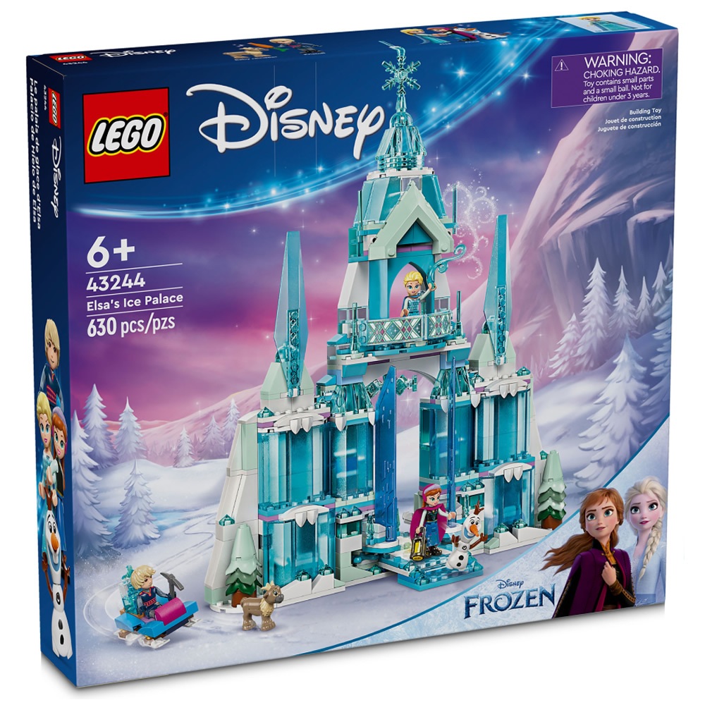 LEGO樂高 43244 Disney 迪士尼系列2024 - Elsa's Ice Palace | 蝦皮購物