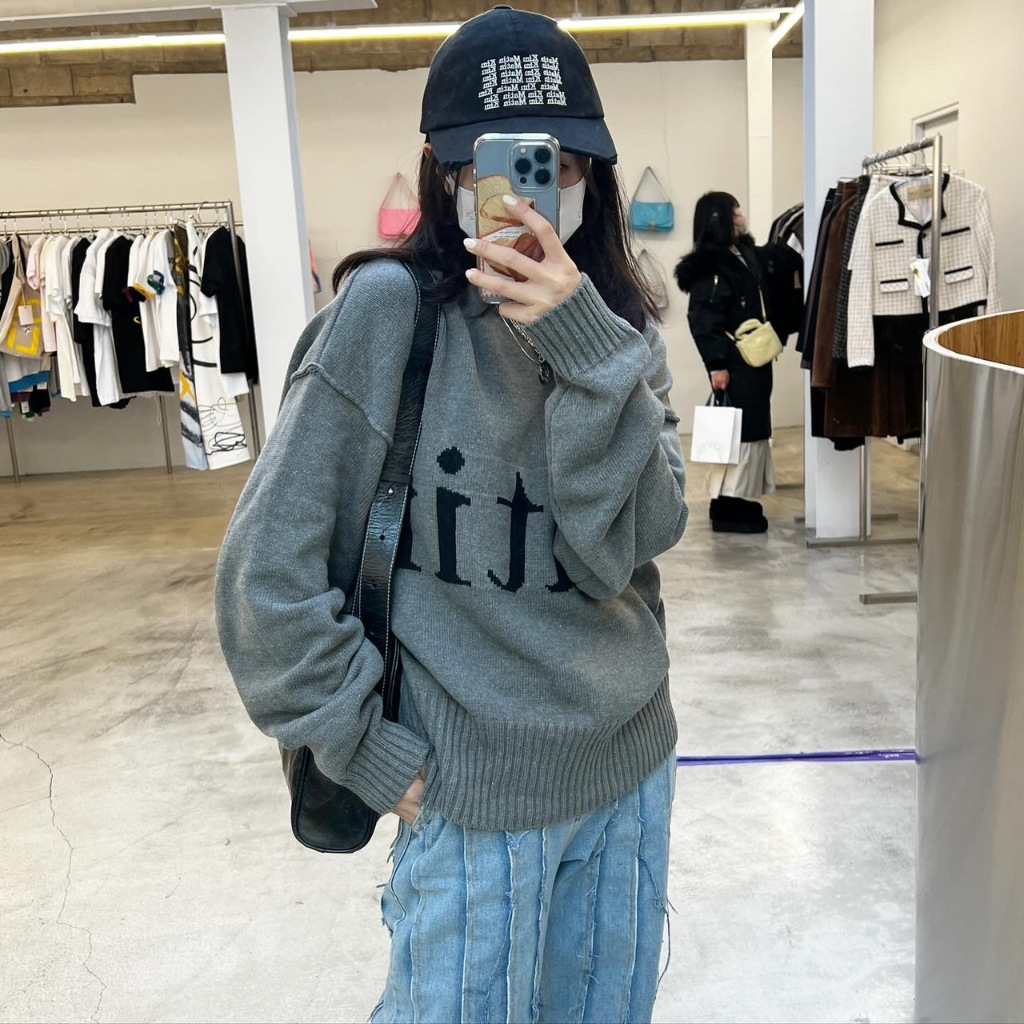 ☆送料・関税込☆MATIN KIM★WASHED INDIGO VINTAGE HOODIE★ 