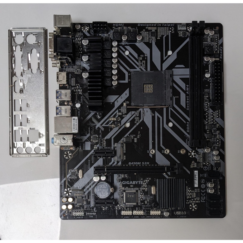 AM4 技嘉 B450M-S2H DDR4 M.2 RGB LED 支援AMD Ryzen 3/5/7/9 CPU | 蝦皮購物