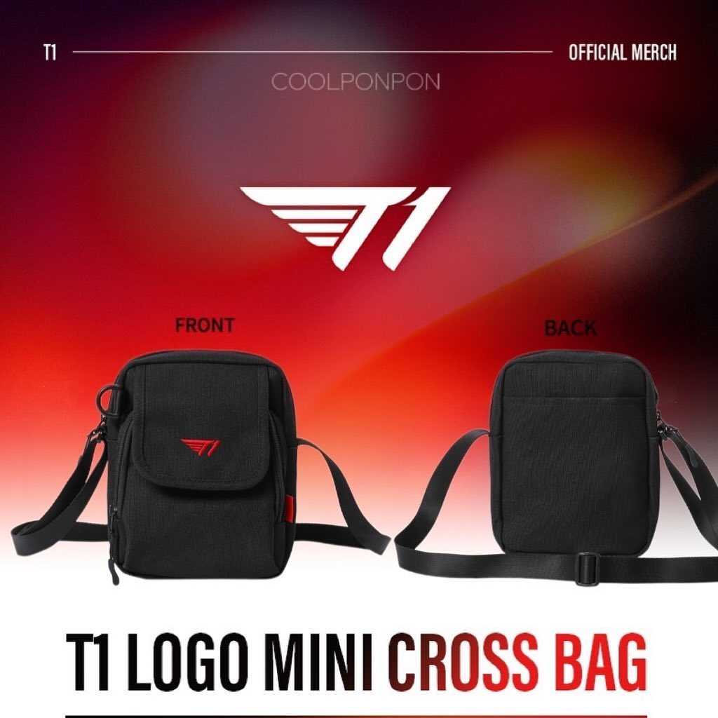【預購】【酷朋朋】｜SKT T1 Logo Backpack 迷你斜背包｜ | 蝦皮購物