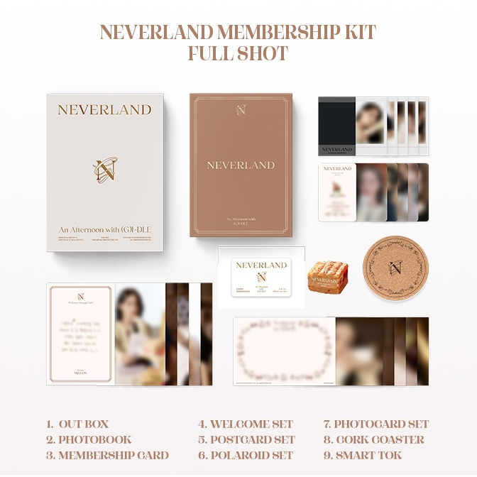 官咖代辦] (G)I-DLE 官咖官方會員NEVERLAND MEMBERSHIP KIT 會員禮代收| 蝦皮購物