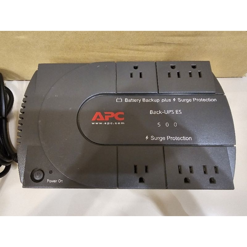 APC UPS BE500TW OFF-LINE 不斷電系統 Back UPS ES 500 不斷電式電源供應器 | 蝦皮購物