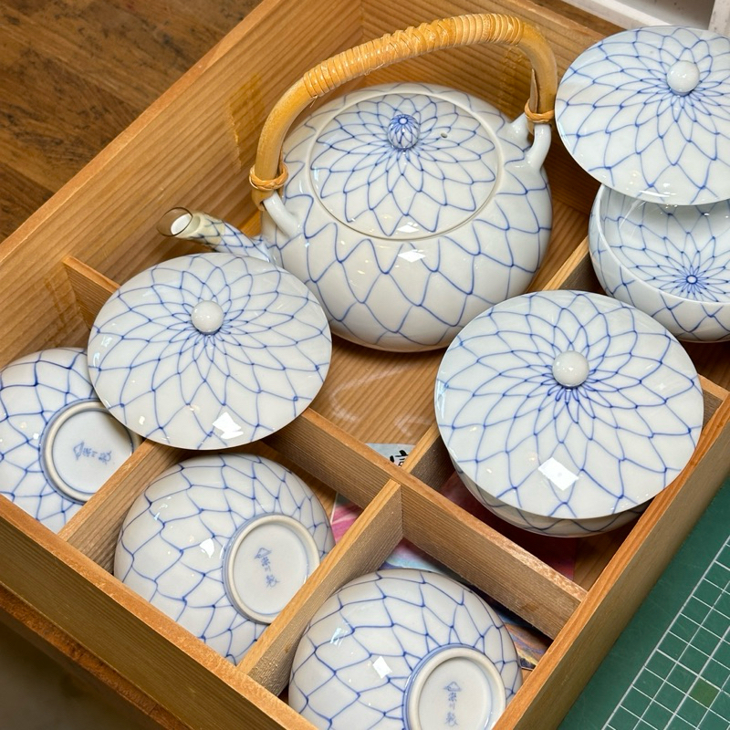 1974 深川製磁　菊　鳥　蓋物　未使用 1974 深川製磁 菊 鳥 蓋物 未使用 工芸品