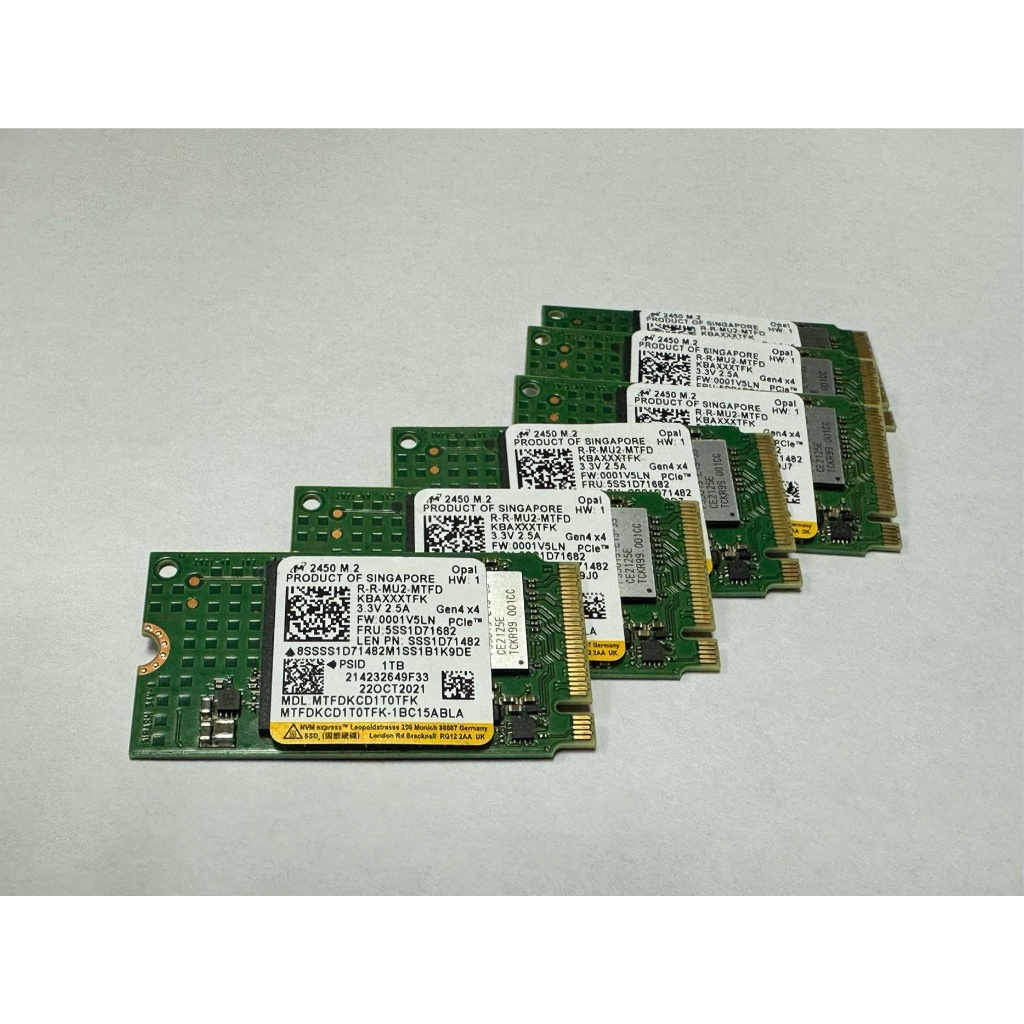 【美光 Micron 2450 256G 512G 1024G 1TB Gen4】NVMe M.2 SSD 2242 | 蝦皮購物