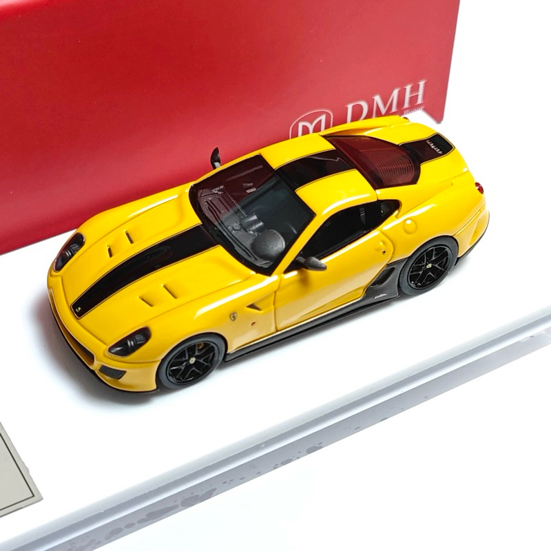 DMH 1:64 Ferrari 599 GTO 黃樹脂| 蝦皮購物