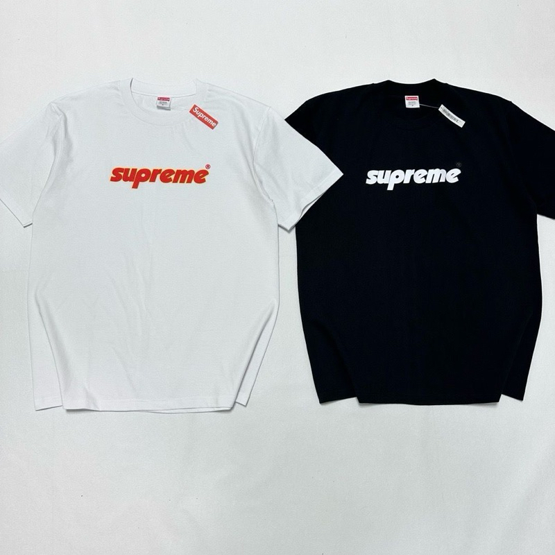 全新限量免運24ss Supreme Pinline Tee 字母男女短T短袖T | 蝦皮購物