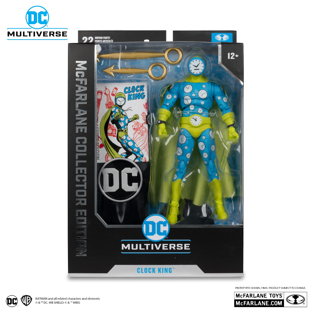 全新現貨 麥法蘭 DC Multiverse 鐘王 CLOCK KING 收藏版 收藏家系列#18 | 蝦皮購物
