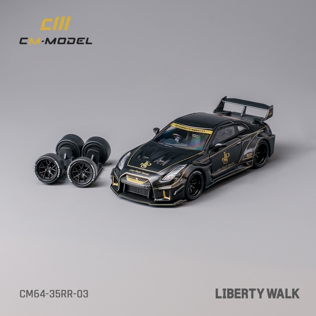 林口現貨) CM MODEL 1/64 Nissan 35GTRR LBWK GTR LB R35 合金車戰鬥