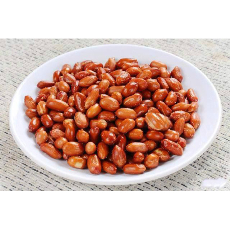 油花生 Oil peanuts 600g 花生粒 帶皮花生台灣 即食花生 熟花生 Mga mani ng langis | 蝦皮購物