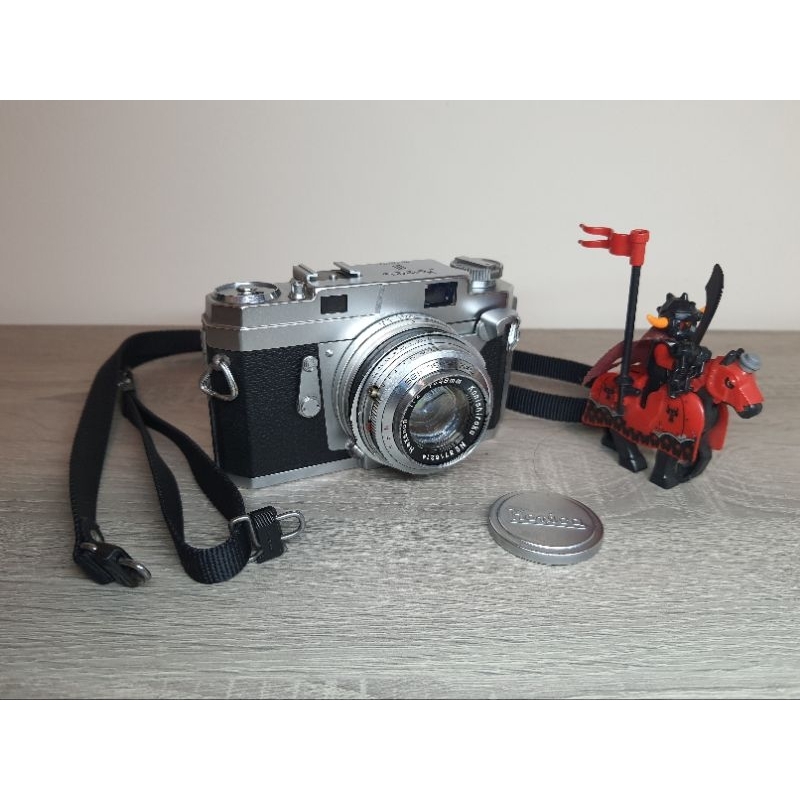 慢調思理] 經典美品KONICA III 48mm f2 鏡頭乾淨明亮、操作都正常(原廠