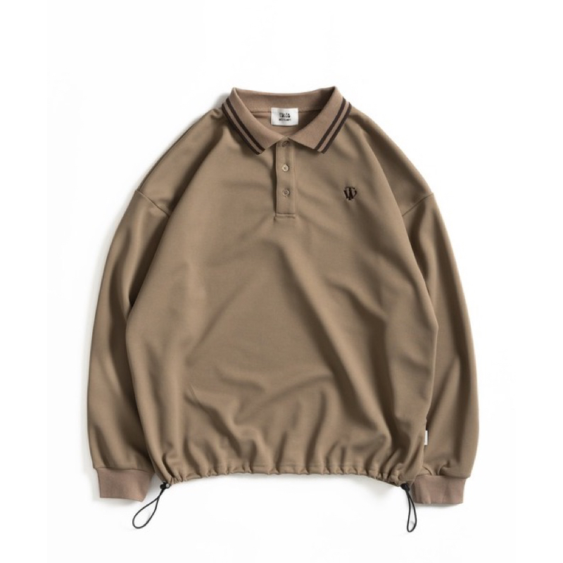 WETTEMPT｜ウィテンプト】MOSS STITCH LONG POLO SHIRT / 鹿の子