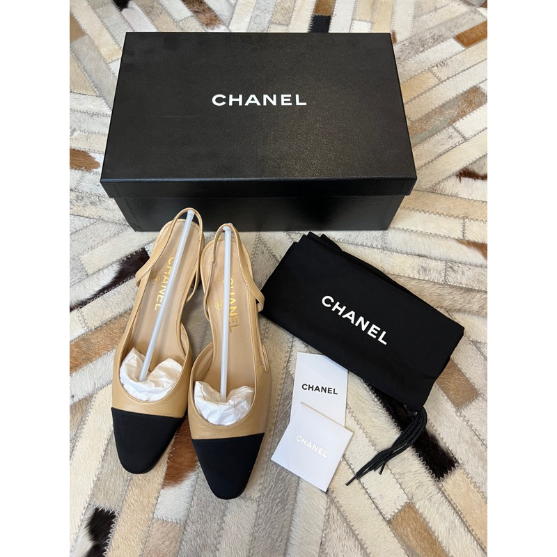 Chanel slingback sale 37