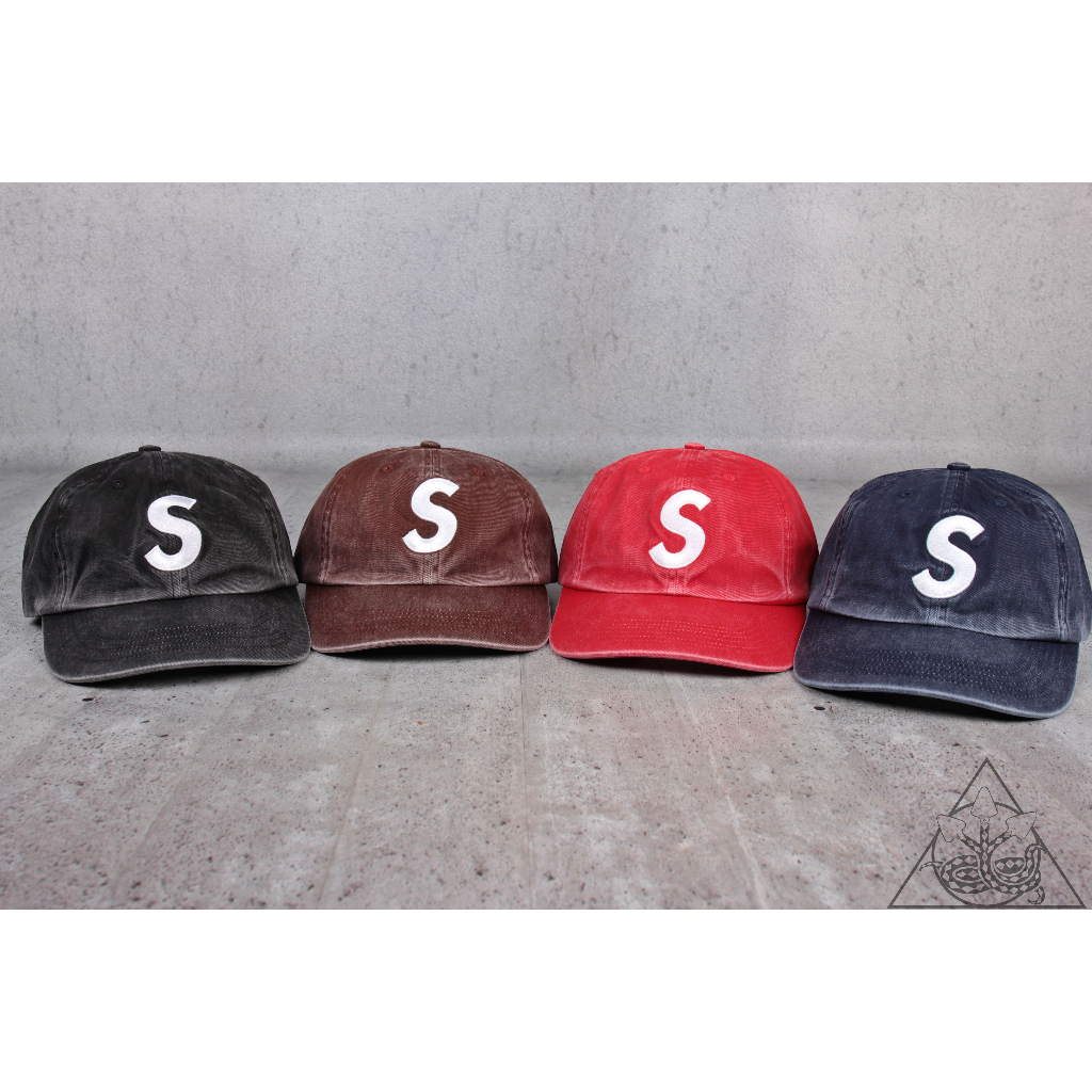 HYDRA】Supreme Pigment Print S Logo 6-Panel 老帽水洗S帽【SUP586 