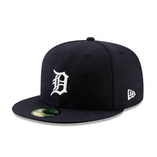 【NEW ER】MLB 底特律 老虎 59FIFTY 正式球員帽 通用 丈青色 棒球帽【ANGEL NEW ERA】