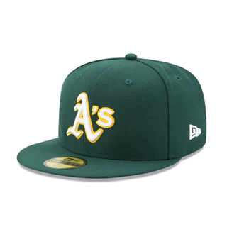 【NEW ERA】MLB 奧克蘭 運動家 59FIFTY 正式球員帽 通用 雙色 棒球帽【ANGEL NEW ERA】