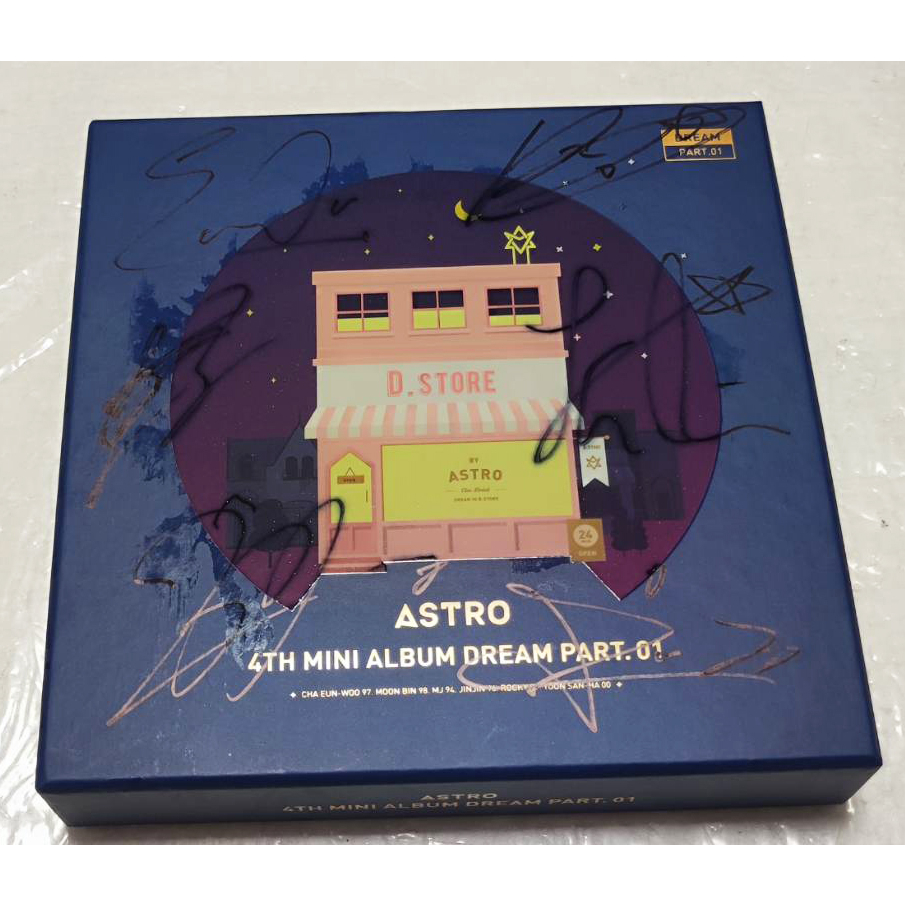 ASTRO Dream Part.01 CD 親簽迷你四輯4th Mini Album (NIGHT ver