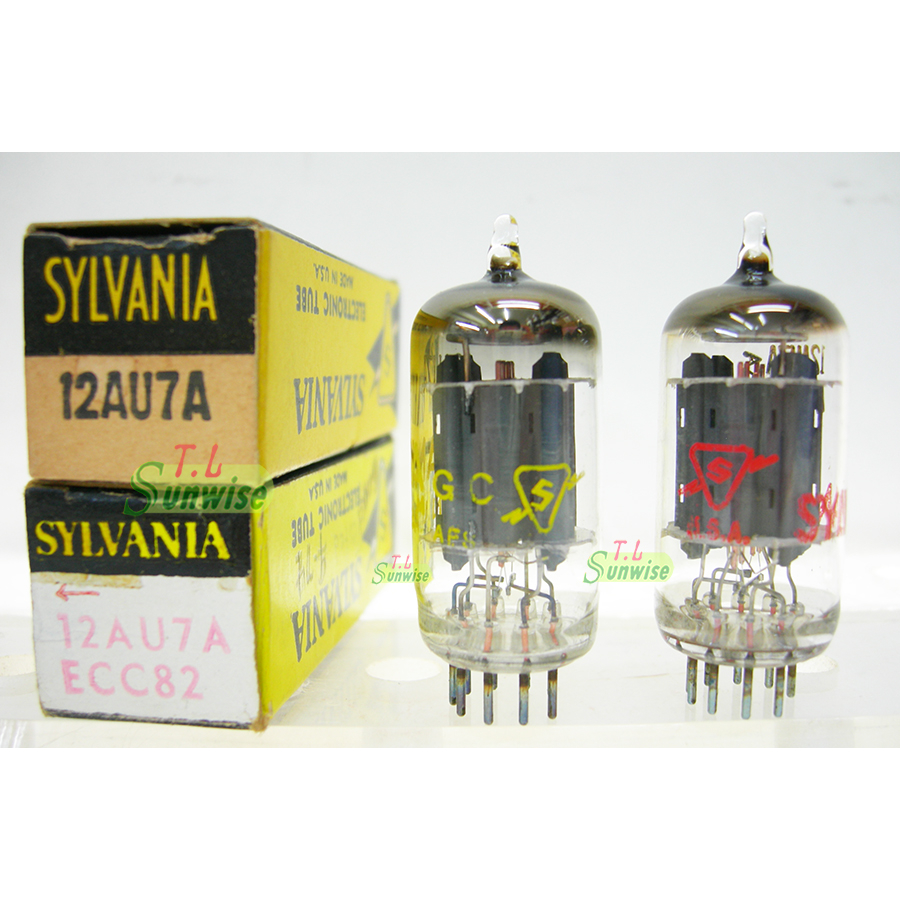 Tube 5814A / 12AU7A / ECC82 SYLVANIA – NOS, Neuf En Boîte, Pour Ampli Audio