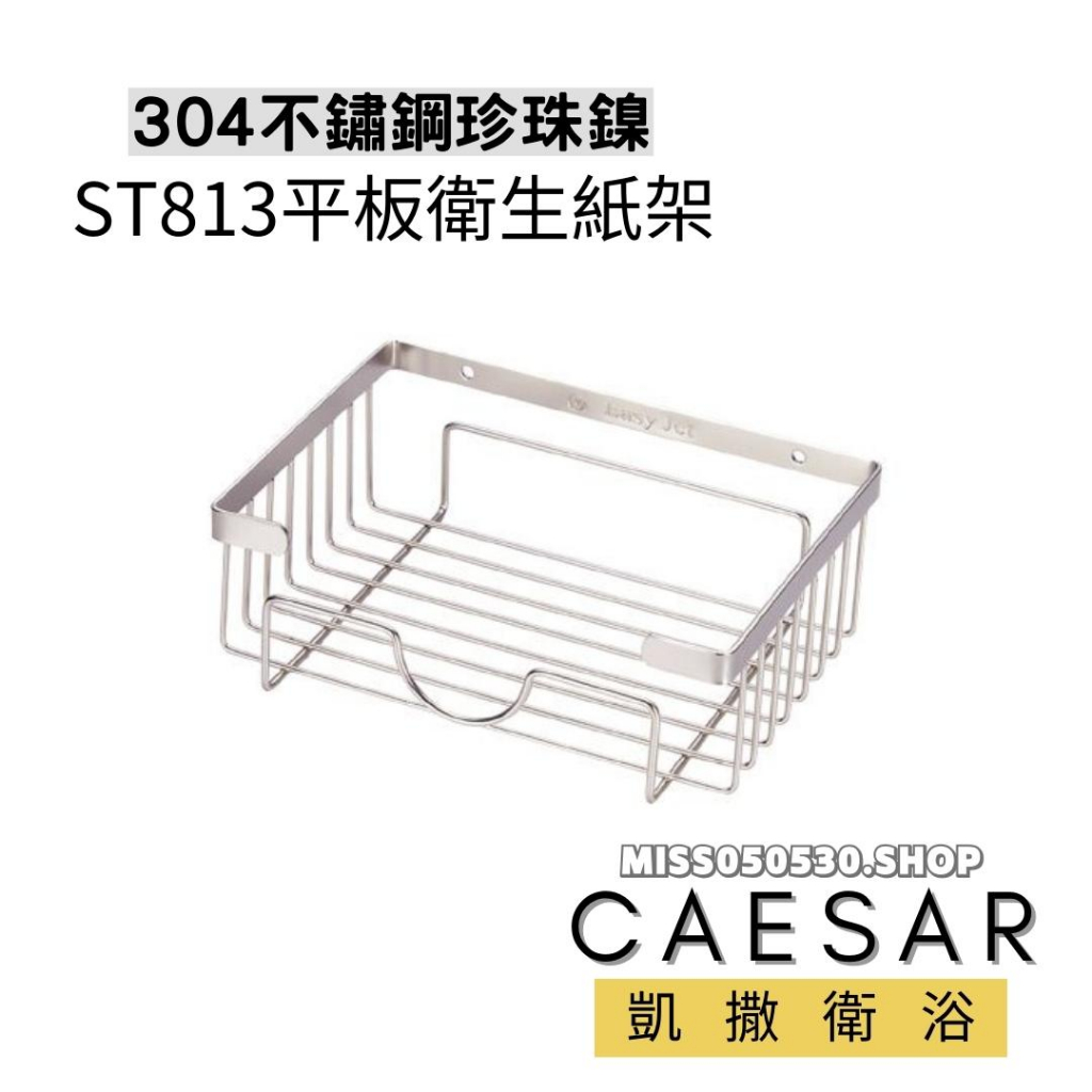 Caesar 凱撒衛浴 不銹鋼衛生紙架 St813 平版衛生紙架 衛生紙架 平版衛生紙 不銹鋼衛生架 置物架 浴室置物架 蝦皮購物 3600