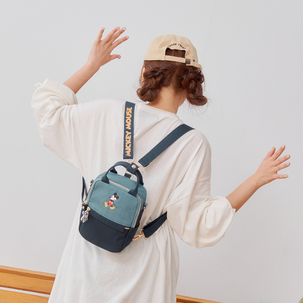 Disney 迪士尼後背包休閒米奇兩用後背包雙肩包休閒包童包兒童包PTD22  