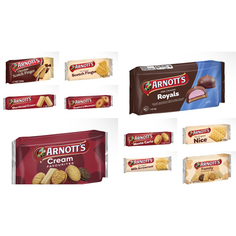 Arnotts 餅乾 夾心餅乾 多種口味 | 蝦皮購物