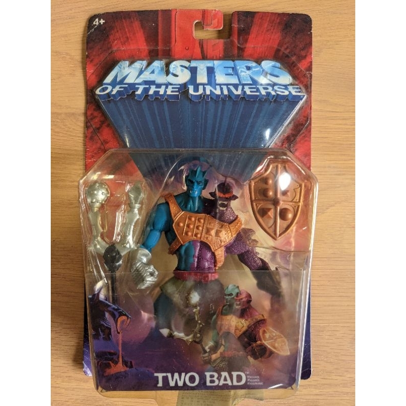 絕版 太空超人6吋可動公仔 MOTU 2003年 Mattel MOTU He-Man反派雙頭怪Two Bad | 蝦皮購物