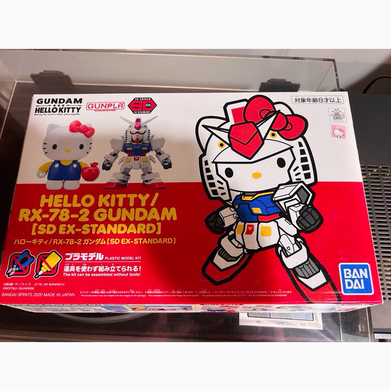 已售完 全新未拆 Bandai Spirits Hello Kitty Rx 78 2 凱蒂鋼彈貓 蝦皮購物