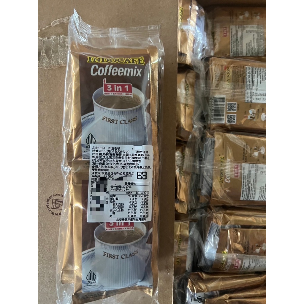 現貨🔥INDOCAFE COFFEE MIX 3IN 1 30pcs 三合一咖啡大包裝 30入 | 蝦皮購物