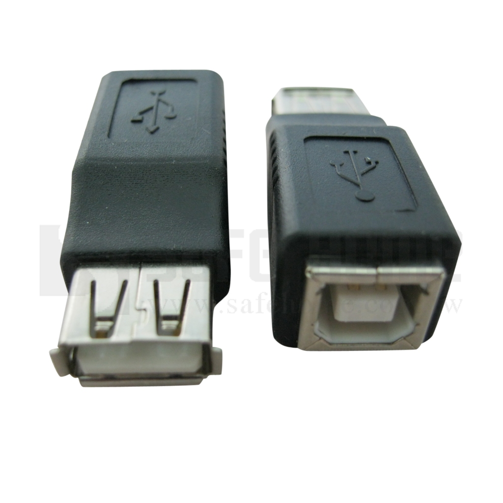 USB A母 轉USB B母 USB轉接頭，可將一般扁頭USB 和 印表機方頭 USB 轉接！CU2203 | 蝦皮購物