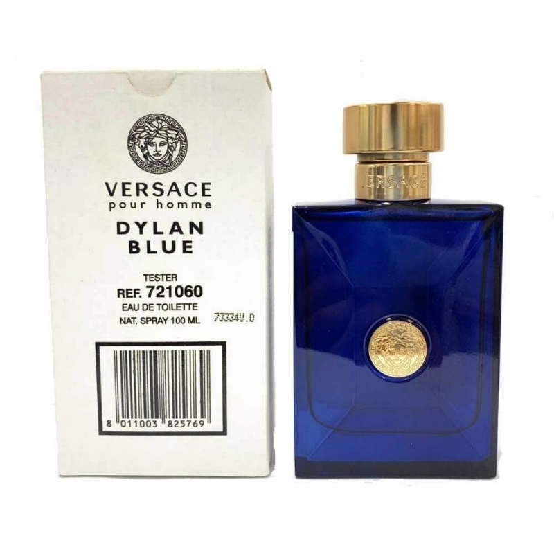 VERSACE 凡賽斯DYLAN BLUE狄倫正藍男性淡香水100ml tester/1瓶-新品正