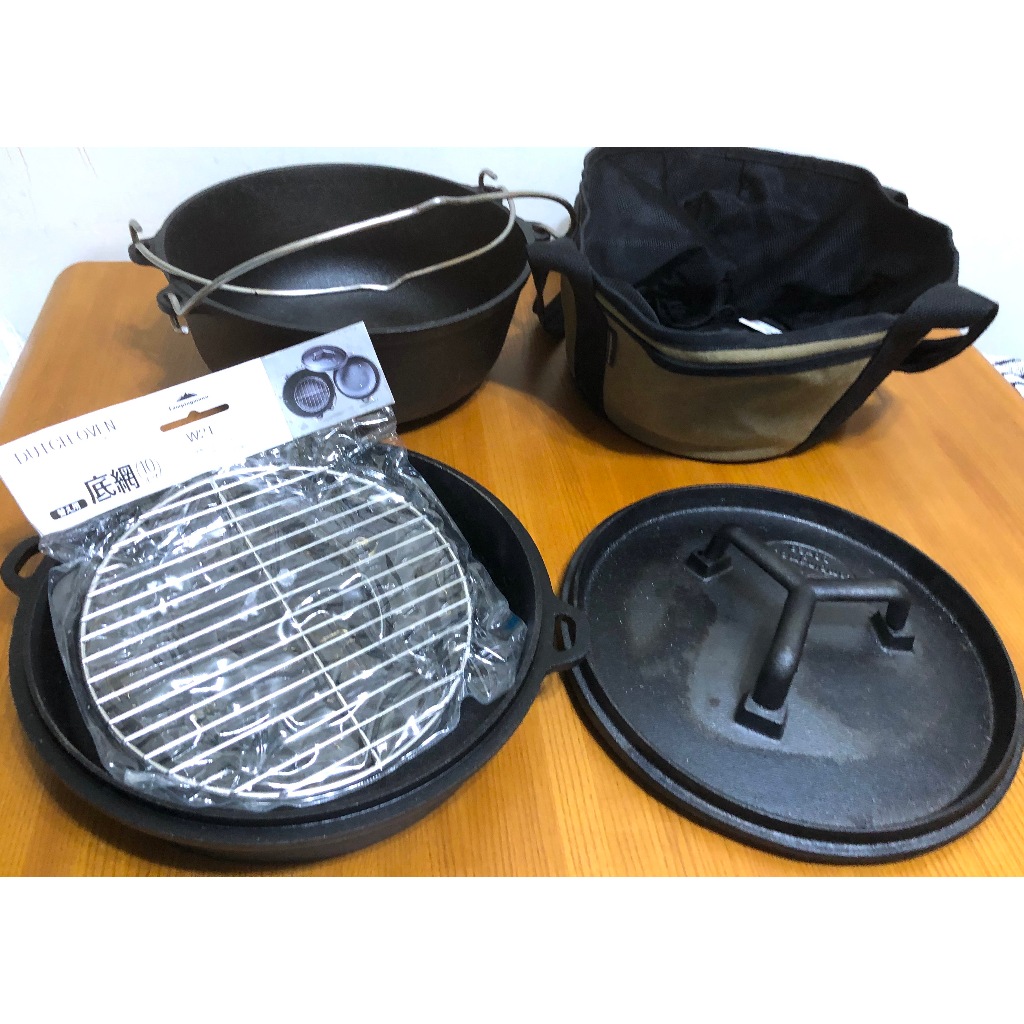 Campingmoon DO-28 Dutch Oven Cast Iron Pot