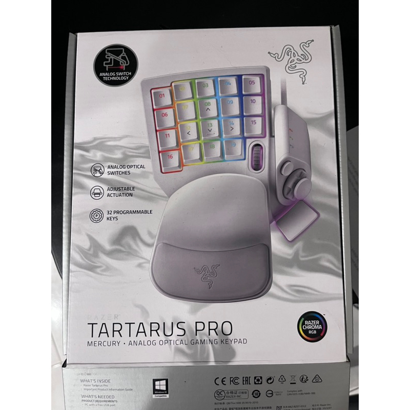 二手 Razer Tartarus Pro 塔洛斯魔蠍專業版單手模擬光軸鍵盤