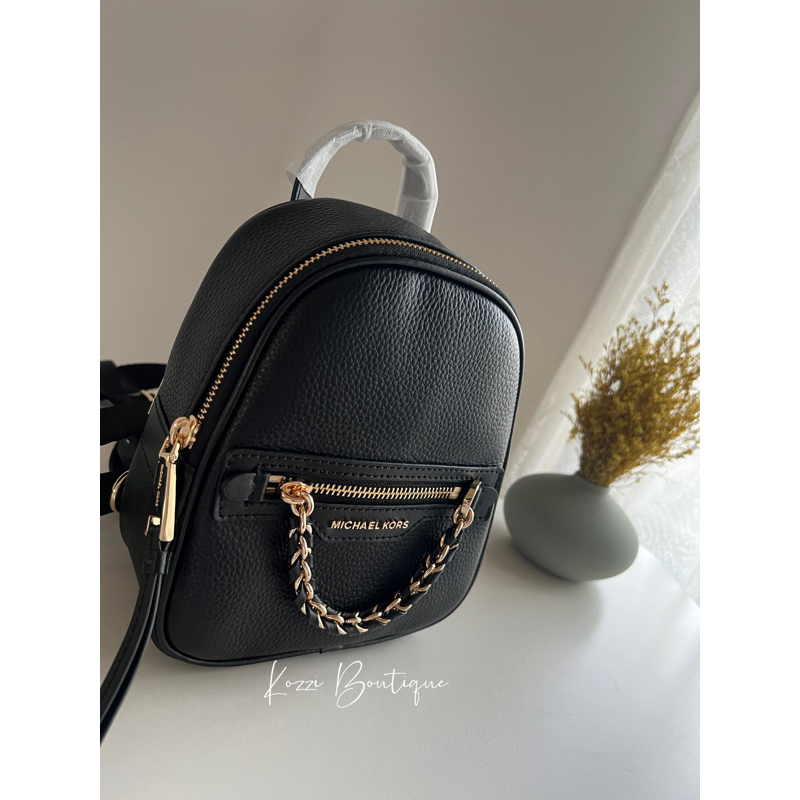 Michael Kors Elliot mini 迷你 後背包 backpack Mk 老花 後背 Mk包 | 蝦皮購物