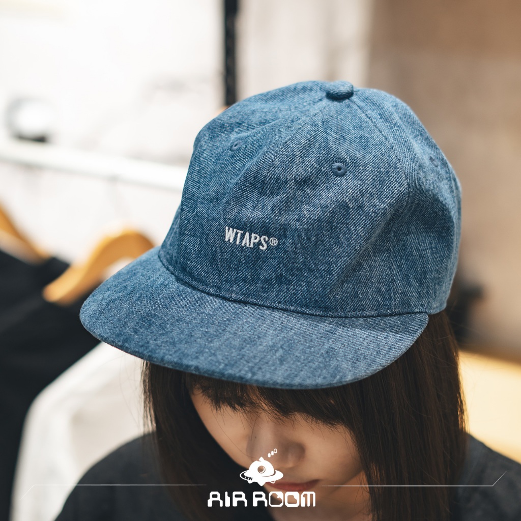AirRoom 正品WTAPS T-6M 04 CAP COTTON DENIM SIGN LOGO 丹寧老帽
