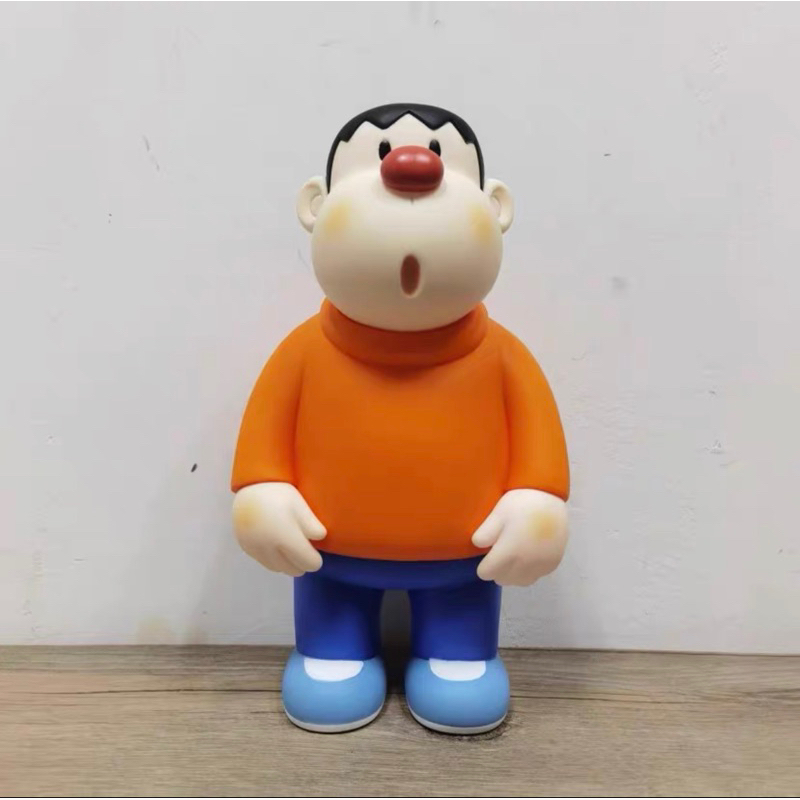 現貨 哆啦A夢 呆萌 胖虎 技安 技蘭 Q版 初登場 頭可轉 糖膠 手辦 模型 擺件 公仔 玩具 禮物 搪膠 23CM | 蝦皮購物