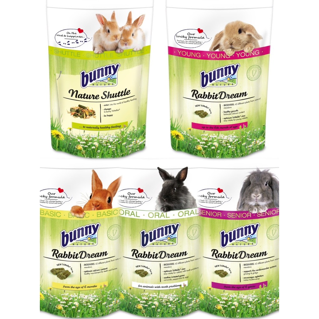 德國邦尼bunny NATURE 夢想兔飼料口腔保健無糖8字咬合配方換食／佐餐配方無糖8字咬合配方高齡兔| 蝦皮購物