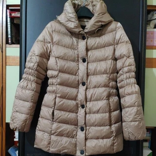 TRAVELER保暖立領縮腰長版羽絨外套大衣121TA901 M