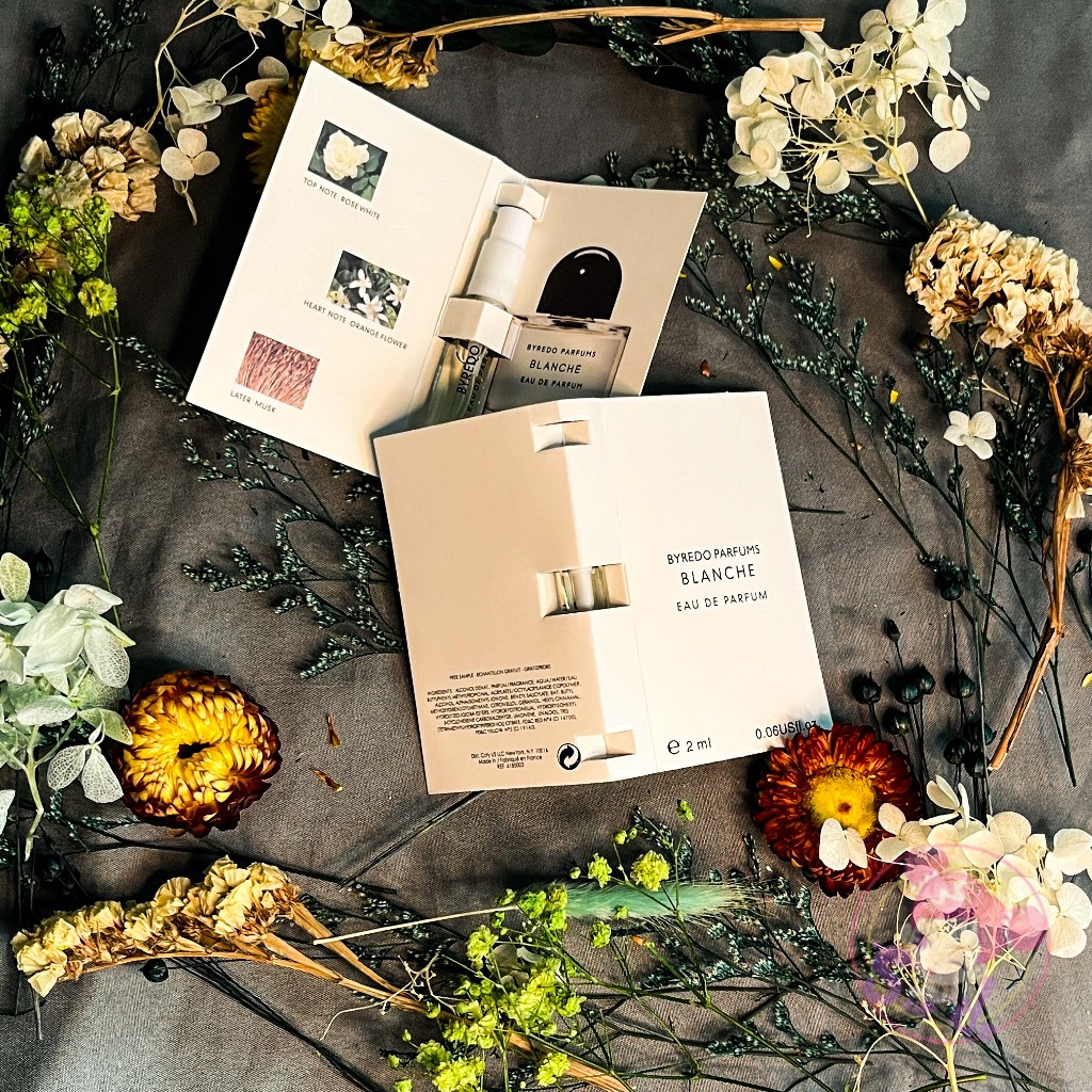 Byredo 純真年代（白色浪漫） Blanche 女性淡香精2ml 全新正版小樣