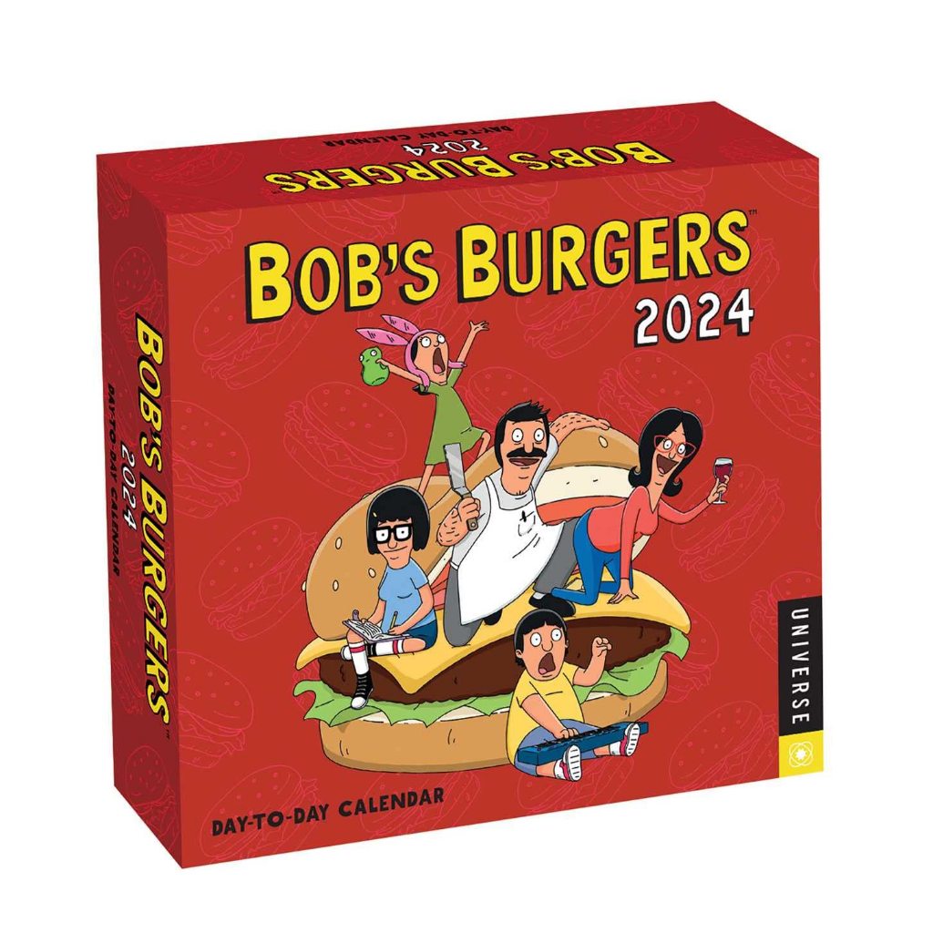 2024 美國帶回 Bob's Burgers行事曆日曆 辦公室小物 開心漢堡店 桌曆 365天 聖誕禮物 卡通 蝦皮購物