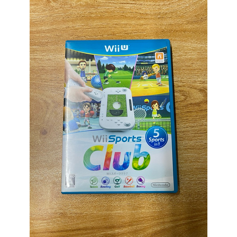 WIIU SPORTS CLUB 運動 網球 保齡球 棒球 高爾夫 拳擊 任天堂 wii u 蝦皮購物