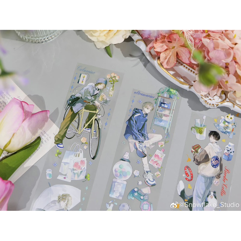 【分裝】Snowflake Studio 雪花 桀驁不馴 亮面PET 人物款 | 蝦皮購物