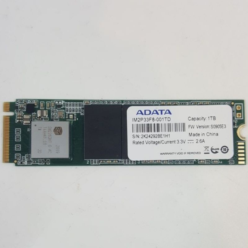 ADATA威剛1TB滿滿好料M.2固態SSD 2280 NVMe ☆ IM2P33F8-001TD