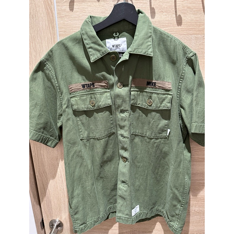 WTAPS BUDS SS 18SS 經典 水洗 兩袋 短袖 襯衫