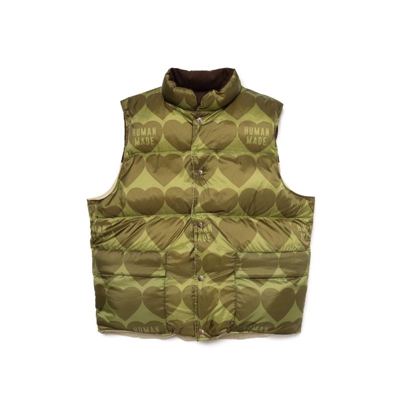 23AW HUMAN MADE REVERSIBLE DOWN VEST 全新正品背心雙面穿| 蝦皮購物