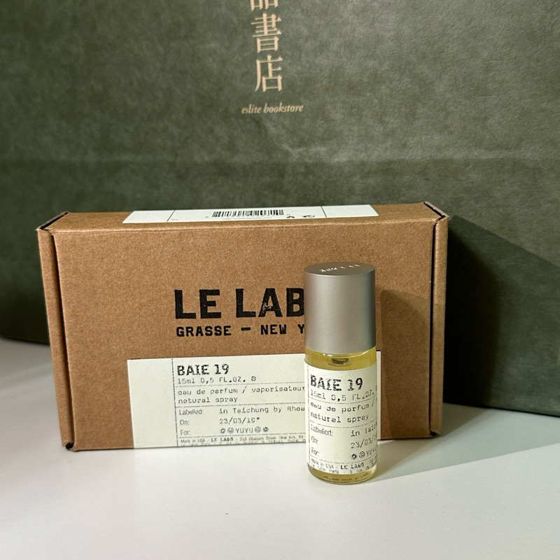 全新 LE LABO BAIE 19 /15ml