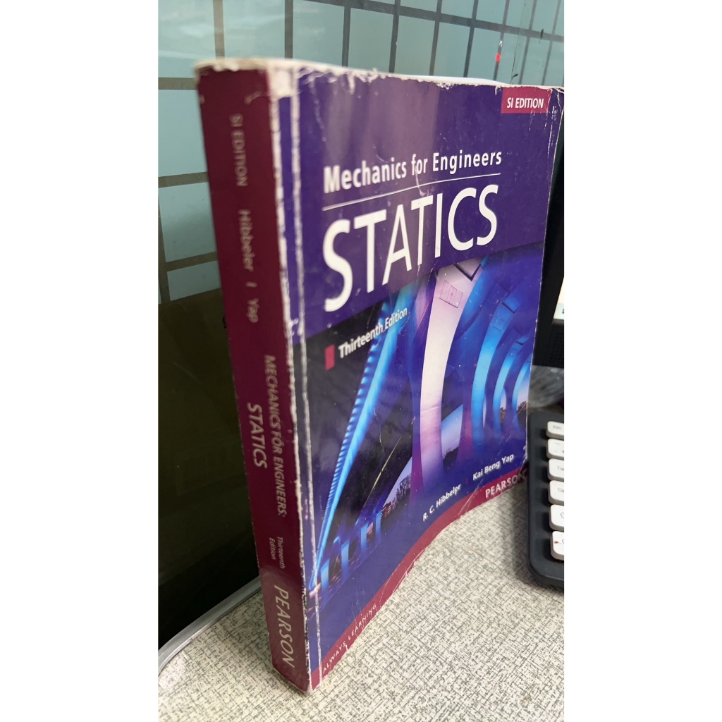 Mechanics For Engineers: Statics 13/e 9789810692605 Hibbeler | 蝦皮購物