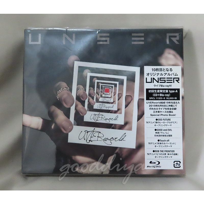 日版】UVERworld《UNSER》CD+BD (初回生産限定盤TYPE-A) | 蝦皮購物
